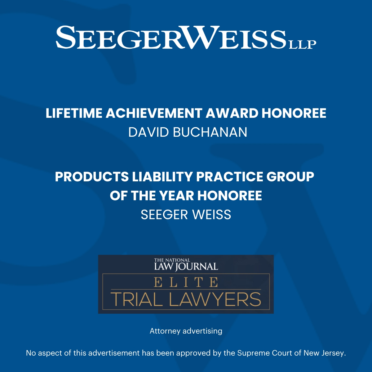 American Lawyer Media's Elite Trial Lawyers 2025