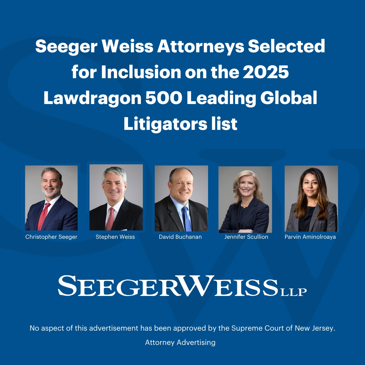 2025 Lawdragon Leading Global Litigators