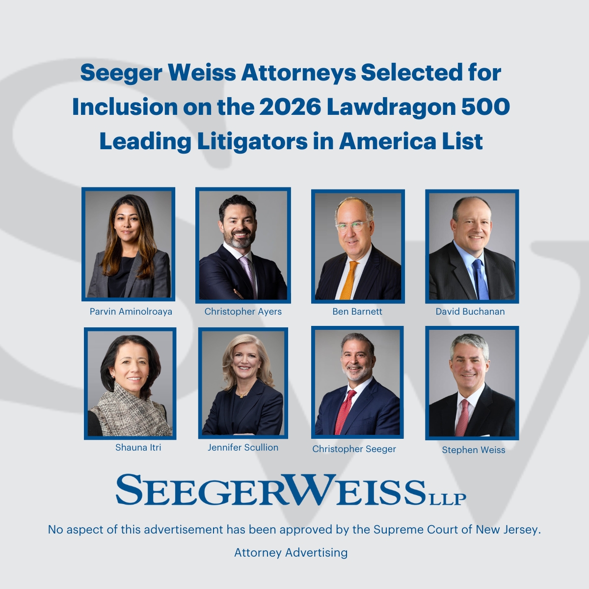 Lawdragon 500 Leading Litigators in America