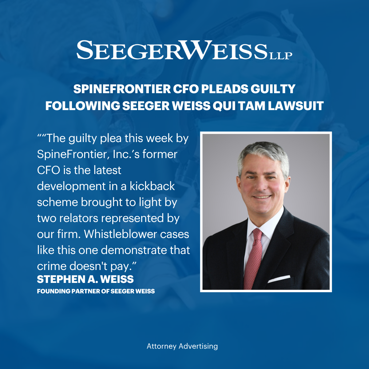 SpineFrontier Stephen Weiss